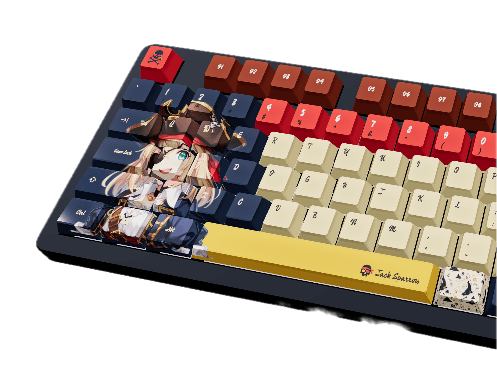 Premium keyboard render - detail