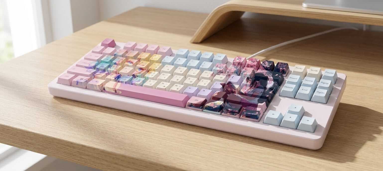Delivered Keyboard on Desk